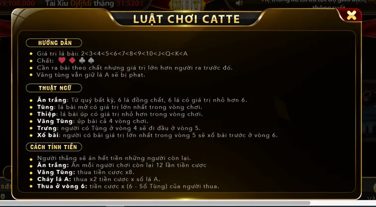 Catte Tại HitClub Trải Nghiệm Đỉnh Cao Game Bài Chiến Thuật Với Lợi Nhuận Khổng Lồ