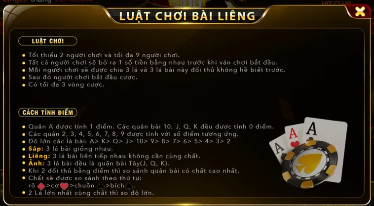 Liêng Tại HitClub Trải Nghiệm Đỉnh Cao Sòng Bài Trực Tuyến Hấp Dẫn Nhất