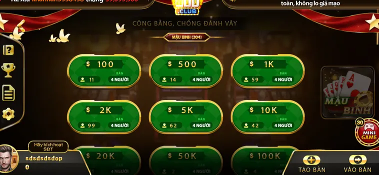 Chinh Phục Bàn Đấu Mậu Binh Tại HitClub Đẳng Cấp Với Hệ Thống Đổi Thưởng Uy Tín