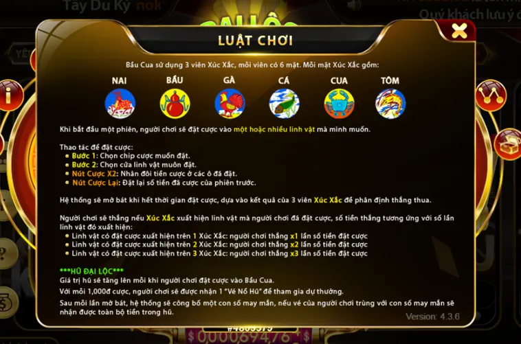 Minigame Bầu Cua Mini Tại HitClub Trải Nghiệm Săn Thưởng Đỉnh Cao Siêu Tốc