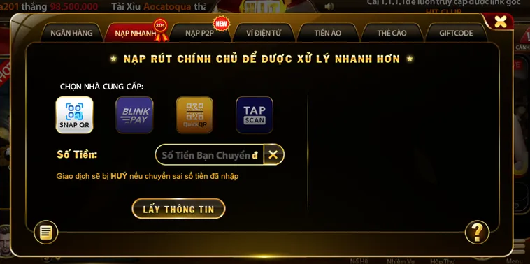 Hướng Dẫn Cách Nạp Tiền HitClub Siêu Nhanh Chỉ Trong Vài Giây Đơn Giản