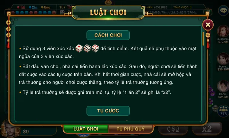 Trải Nghiệm Siêu Phẩm Casino Sicbo Đại Phú Quý Tại HitClub Đẳng Cấp Thưởng Lớn