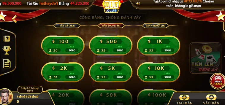 Đỉnh Cao Trải Nghiệm Tiến Lên Đếm Lá Tại HitClub Thưởng Lớn Uy Tín Nhất